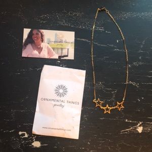 Ornamental Things Gold Star Necklace